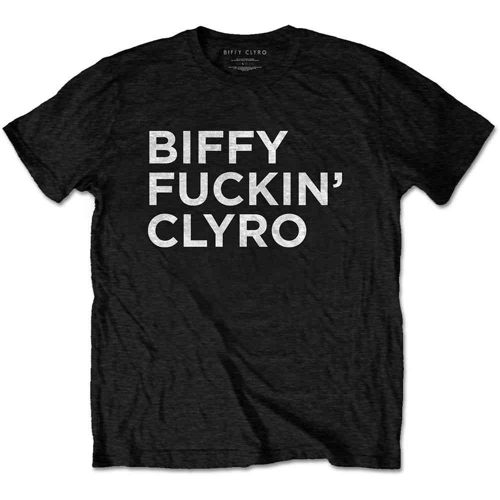 Biffy Clyro - Biffy Fuckin' Clyro Heren Tshirt - Zwart